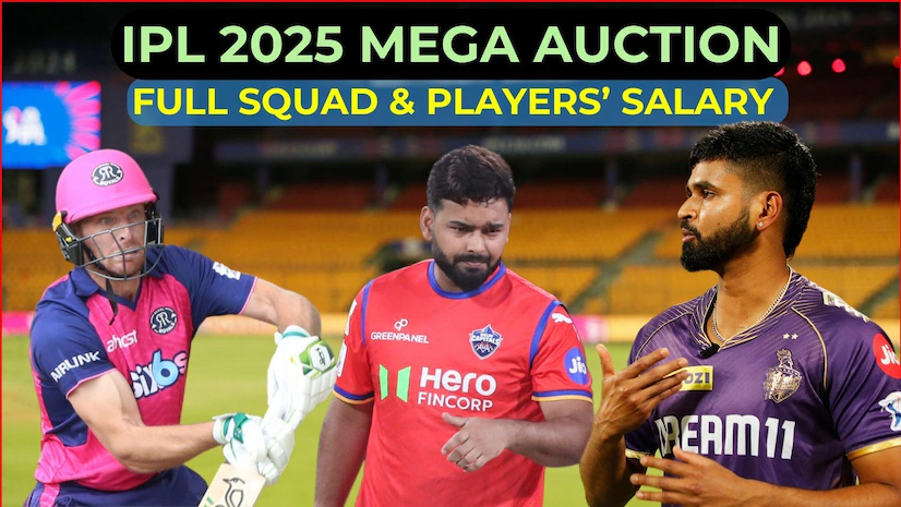 IPL 2025 Mega Auction: Complete Players List and Salaries